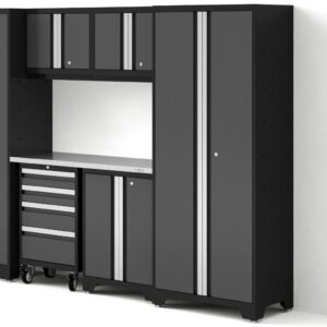 NewAge Products Bold Series 7-Piece Garage Cabinet Set