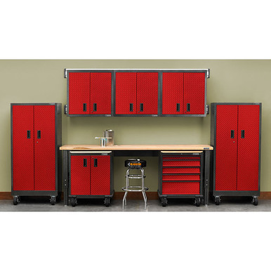 Gladiator Premier Welded Steel Red 13 Piece Set