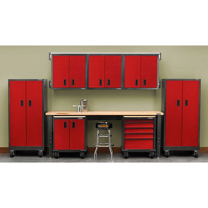 Gladiator Premier Welded Steel Red 13 Piece Set - Image 3