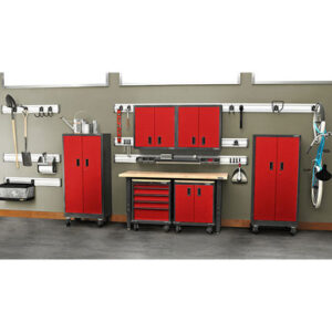 Gladiator Premier Welded Steel Red 17 Piece Set