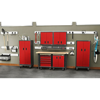 Gladiator Premier Welded Steel Red 17 Piece Set