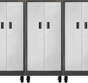 Gladiator Premier Welded Steel 3 Piece Tall Storage Set