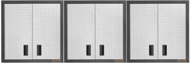 Gladiator Premier Welded Steel 3 Piece Wall Cabinet Set