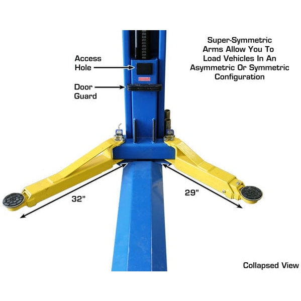 Atlas BP8000 8,000 lb Baseplate 2 Post Lift - Image 18