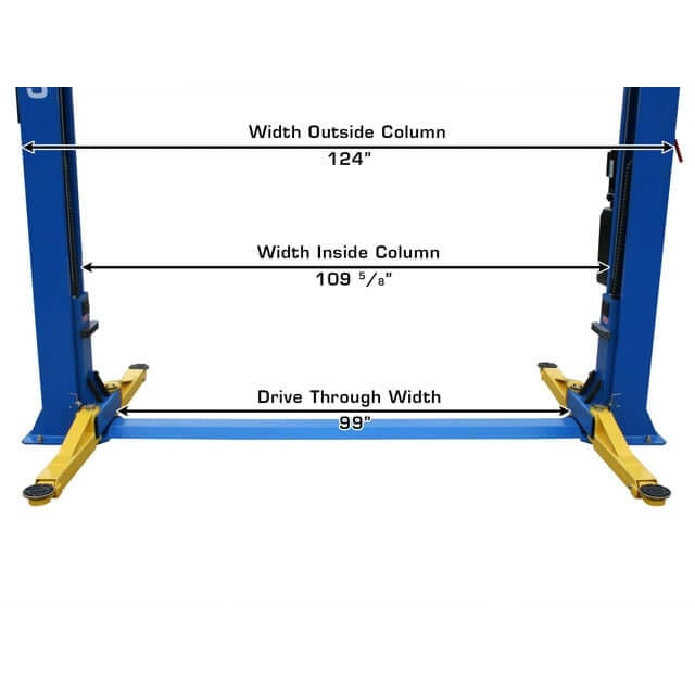Atlas BP8000 8,000 lb Baseplate 2 Post Lift - Image 8