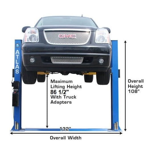 Atlas BP8000 8,000 lb Baseplate 2 Post Lift - Image 5