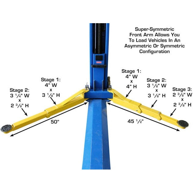 Atlas BP8000 8,000 lb Baseplate 2 Post Lift - Image 19