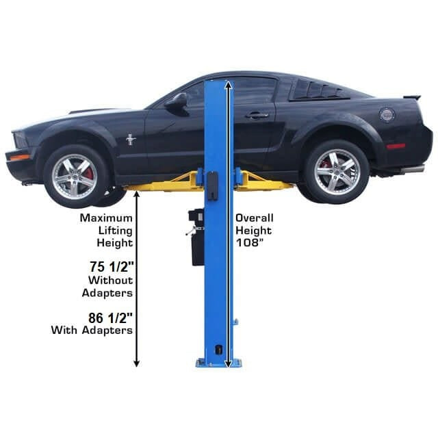 Atlas BP8000 8,000 lb Baseplate 2 Post Lift - Image 6