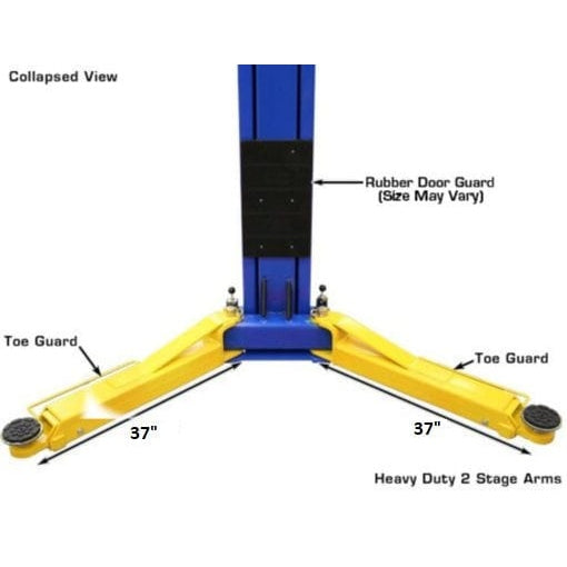 Atlas OHX10000X 10,000 lb Extra Tall 2-Post Lift - Image 13