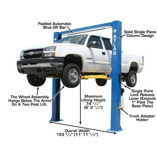Atlas OHX10000X 10,000 lb Extra Tall 2-Post Lift - Image 5