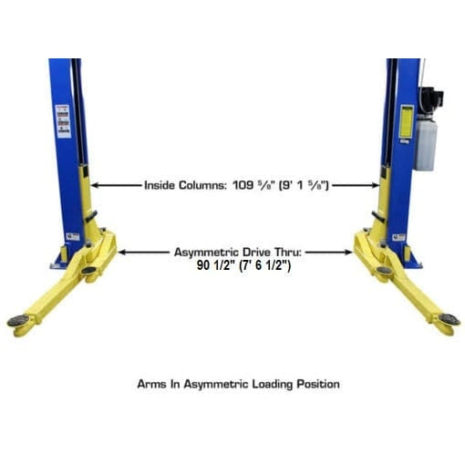Atlas PRO-9D 9,000 lb Overhead 2-Post Lift - Image 6