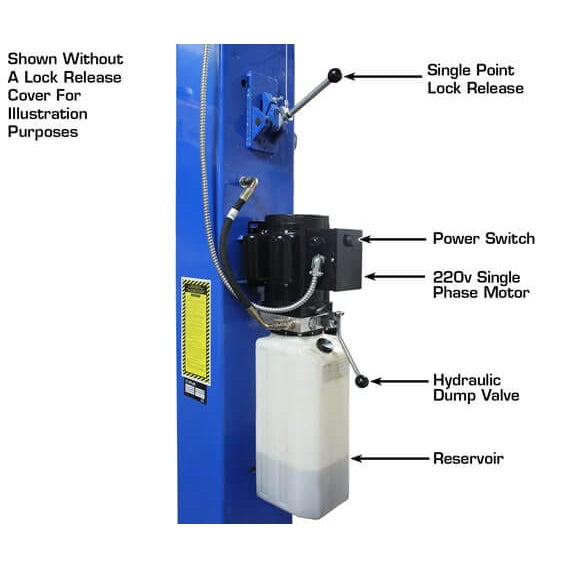 Atlas PRO-9D 9,000 lb Overhead 2-Post Lift - Image 13