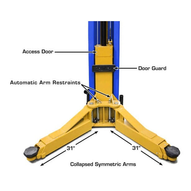 Atlas Platinum PVL12 ALI Certified 12,000 lb Overhead 2 Post Lift - Image 5