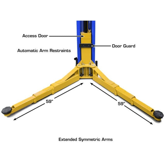 Atlas Platinum PVL12 ALI Certified 12,000 lb Overhead 2 Post Lift - Image 6