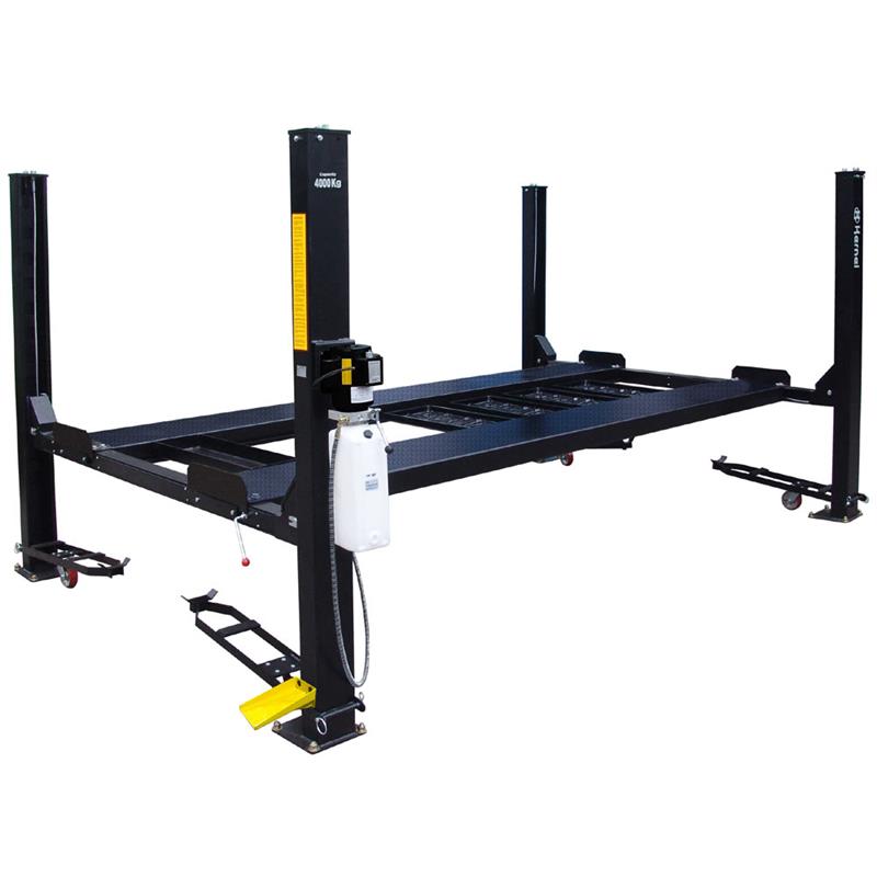 Tuxedo FP9K-DX-XLT 9,000 lb Deluxe Storage Lift Extended Length / Height with Poly Casters, Drip Trays, Jack Tray - Image 2