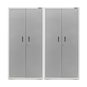 Gladiator Ready-to-Assemble White Series Jumbo GearBox (2-Pack)