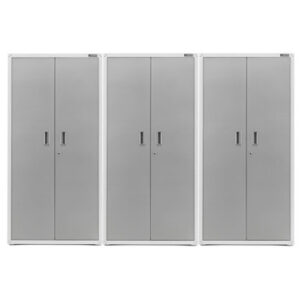 Gladiator Ready-to-Assemble White Series Jumbo GearBox (3-Pack)