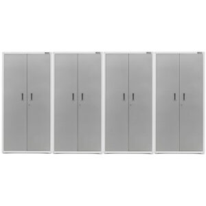 Gladiator Ready-to-Assemble White Series Jumbo GearBox (4-Pack)