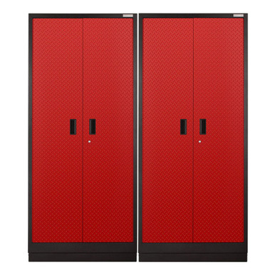 Gladiator Premier Pre-Assembled Red 84" Tall Cabinet (2-Pack)