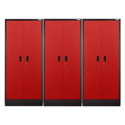 Gladiator Premier Pre-Assembled Red 84" Tall Cabinet (3-Pack) - Image 8