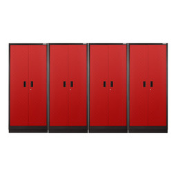 Gladiator Premier Pre-Assembled Red 84" Tall Cabinet (4-Pack) - Image 8