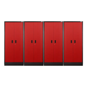 Gladiator Premier Pre-Assembled Red 84" Tall Cabinet (4-Pack)