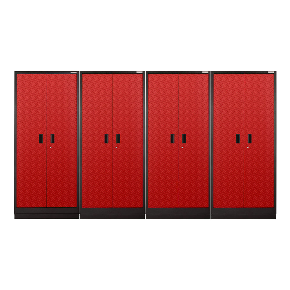 Gladiator Premier Pre-Assembled Red 84" Tall Cabinet (4-Pack) - Image 2