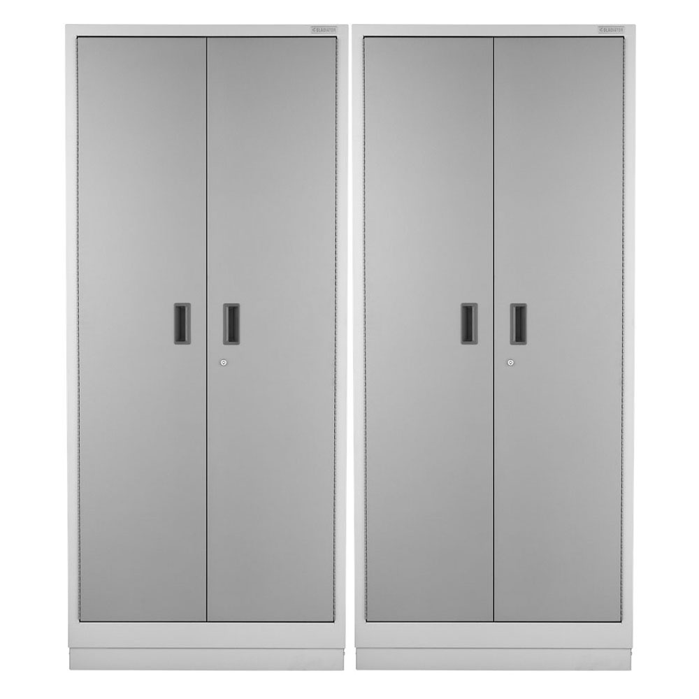 Gladiator Premier Pre-Assembled White 84" Tall Cabinet (2-Pack) - Image 2
