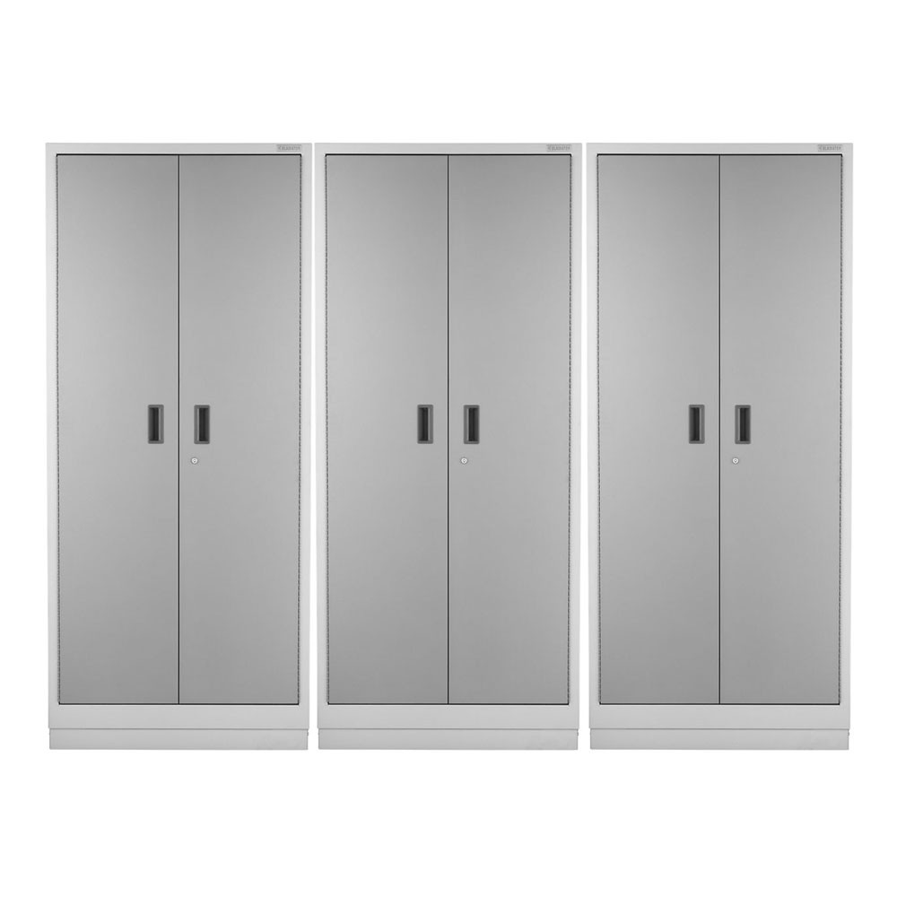 Gladiator Premier Pre-Assembled White 84" Tall Cabinet (3-Pack) - Image 7