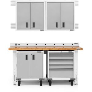 Gladiator Premier Welded Steel White 7 Piece Set