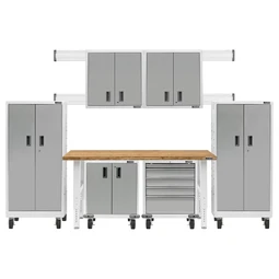 Gladiator Premier Welded Steel White 9 Piece Set - Image 5
