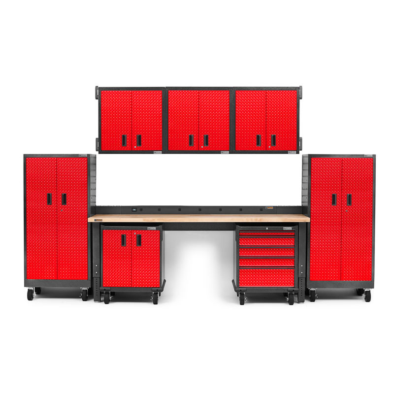 Gladiator Premier Welded Steel Red 11 Piece Kit - Image 4