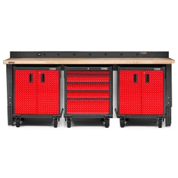 Gladiator Premier Welded Steel Red 4 Piece Workbench Kit - Image 5