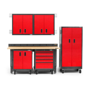 Gladiator Premier Welded Steel Red 8 Piece Set