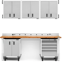 Gladiator Premier Welded Steel White 9 Piece Kit - Image 5