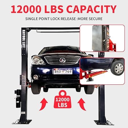 Katool KT-AM120SD 12,000lbs 2 Post Lift - Image 4
