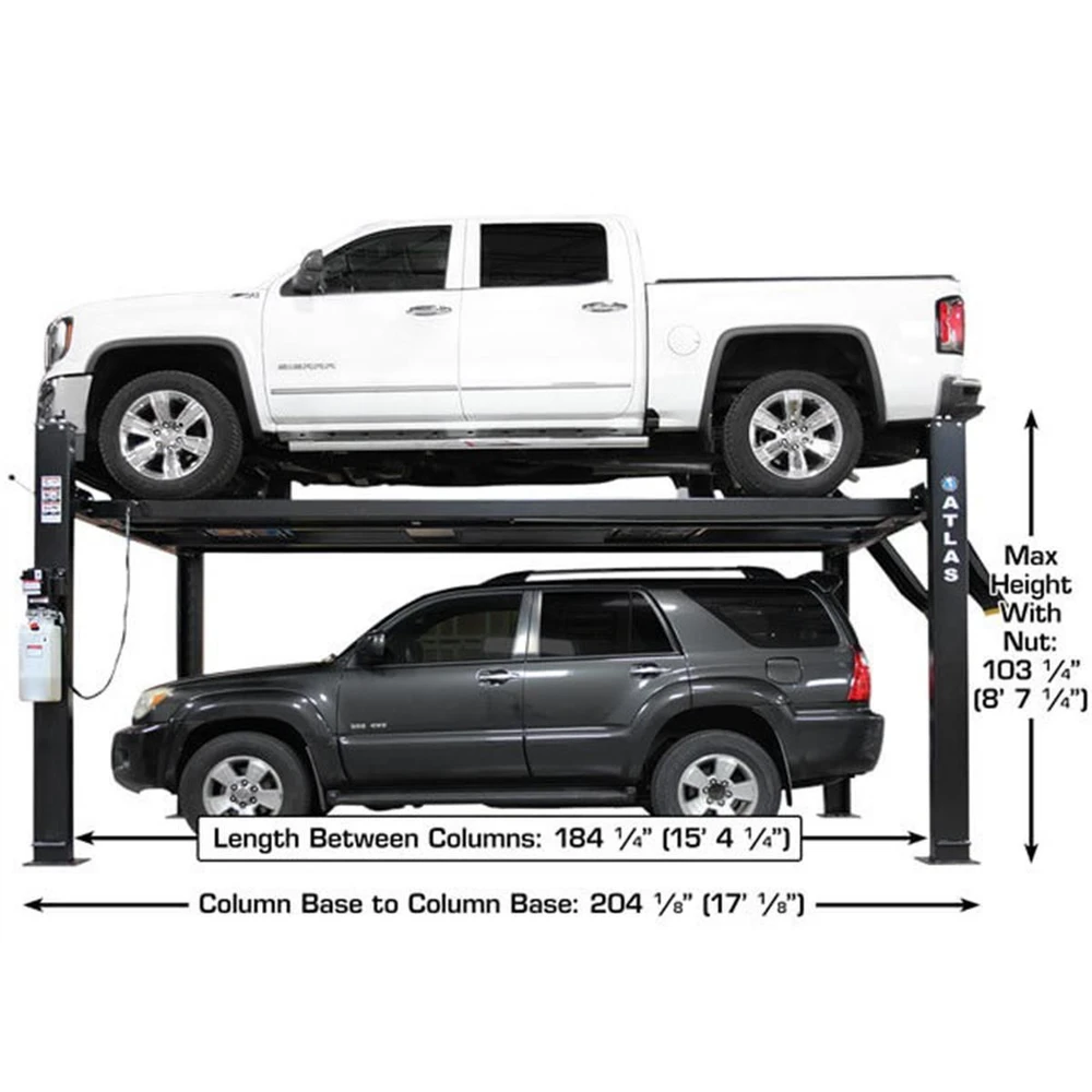 Atlas Apex 9 ALI Certified 9,000 lb. Capacity 4-Post Lift - Image 6