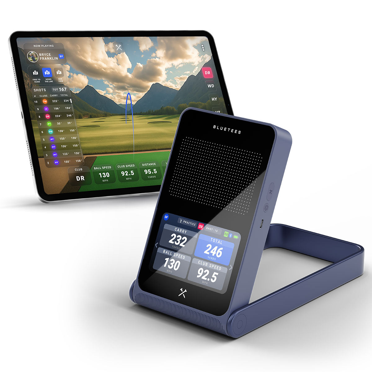 Blue Tees Golf Rainmaker Portable Golf Launch Monitor & Simulator - Image 4
