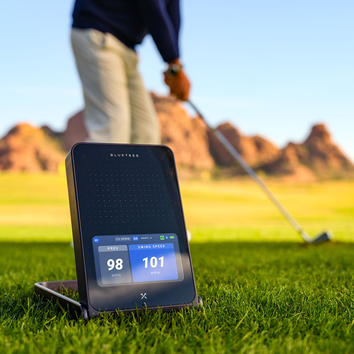 Blue Tees Golf Rainmaker Portable Golf Launch Monitor & Simulator - Image 3