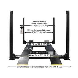 Atlas Apex 9 ALI Certified 9,000 lb. Capacity 4-Post Lift - Image 32