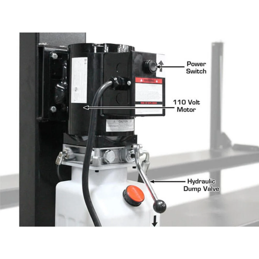 Atlas ALI Certified APEX 8 4 Post Lift + RJ35 Sliding Jacks Combo - Image 10