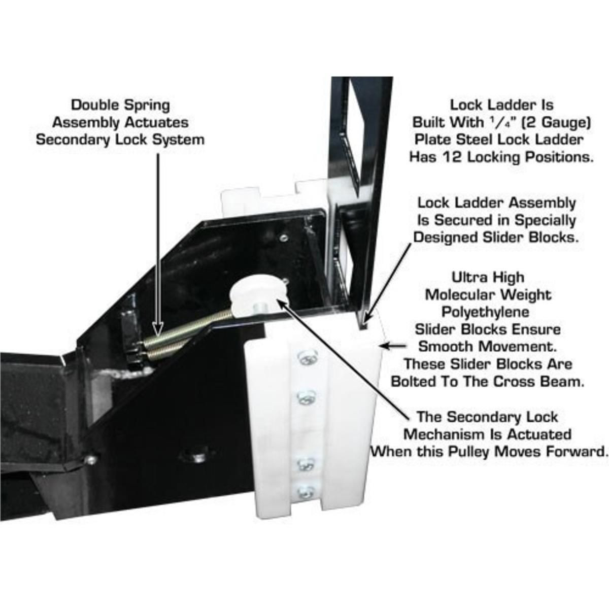 Atlas Garage PRO8000EXT-L Extra Tall/Extra Long Portable Hobbyist 8,000 lb. Capacity 4-Post Lift - Image 62