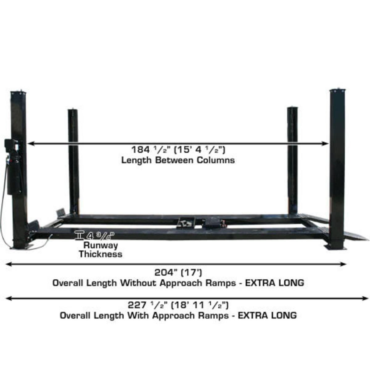 Atlas PRO9000 4 Post Lift + RJ6 Rolling Jacks Combo - Image 52