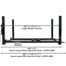 Atlas PRO9000 4 Post Lift + RJ6 Rolling Jacks Combo - Image 53