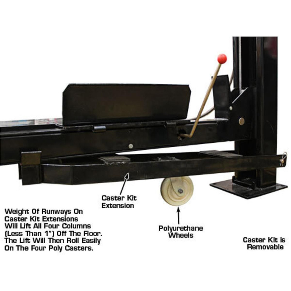 Atlas Garage PRO9000 Extra Tall/Extra Wide Portable Heavy Duty 9,000 lb. Capacity 4-Post Lift - Image 18