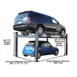 Atlas 408SL Super Deluxe Portable Hobbyist 8,000 lb. Capacity 4-Post Lift - Image 33