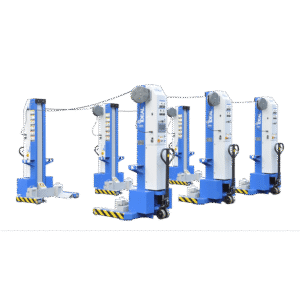 iDEAL MSC-13K-B-678 Mobile Column Lift, Six Column Set, 78,000 lbs.