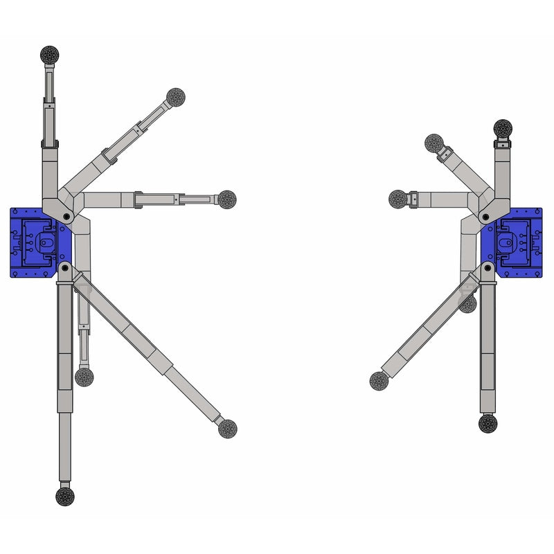 iDEAL TP10KAC-DX 10,000 lb Two Post Clear Floor --Direct Drive - Bi-Symmetric - 3 Stage - Single Point ALI Certified W/PU - Image 3