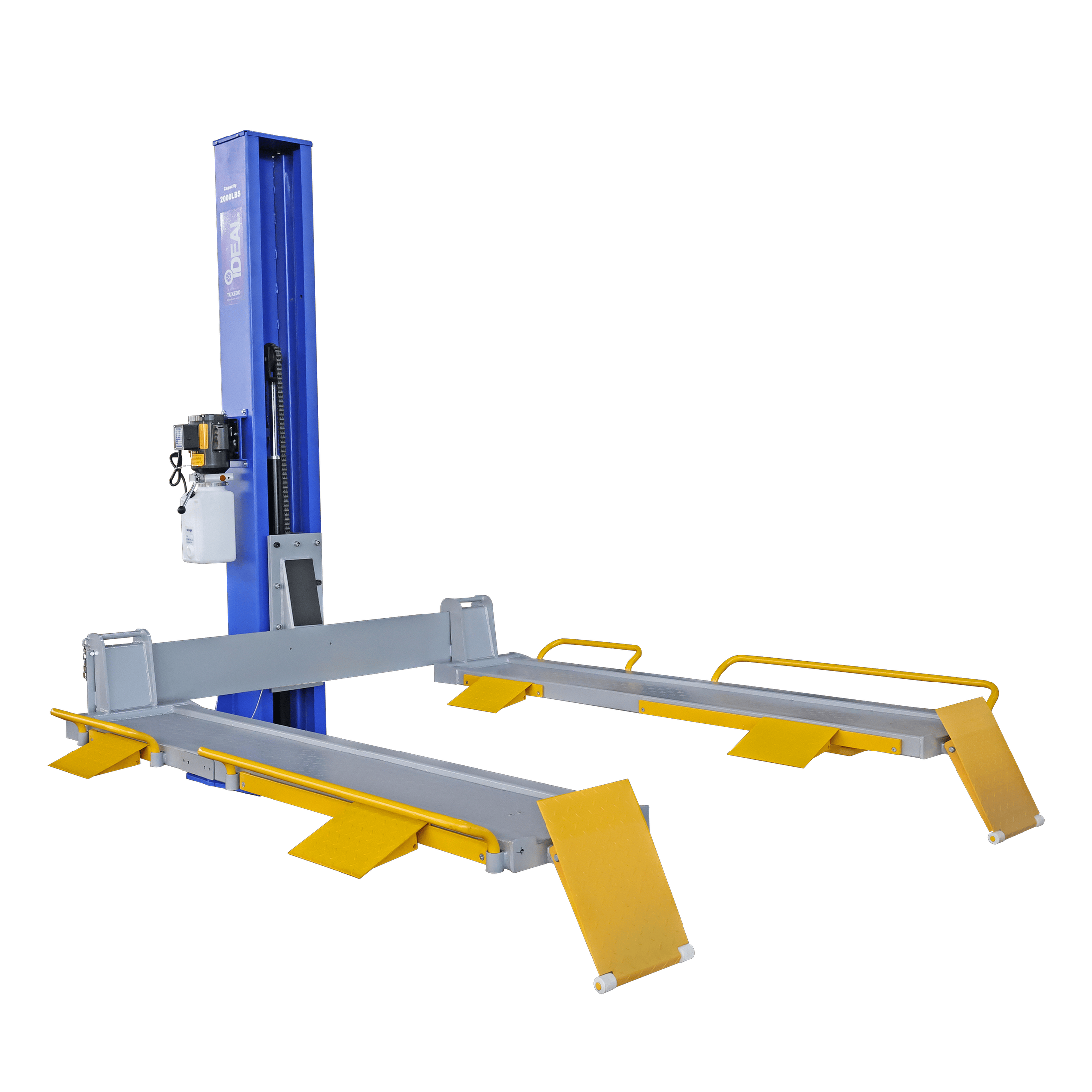 iDEAL SC-2K-UTV-X 2,000 lb Single-Column Multi-Use Lift for ATVs, UTVs, Golf Carts & Riding/Zero-Turn Mowers - Image 2