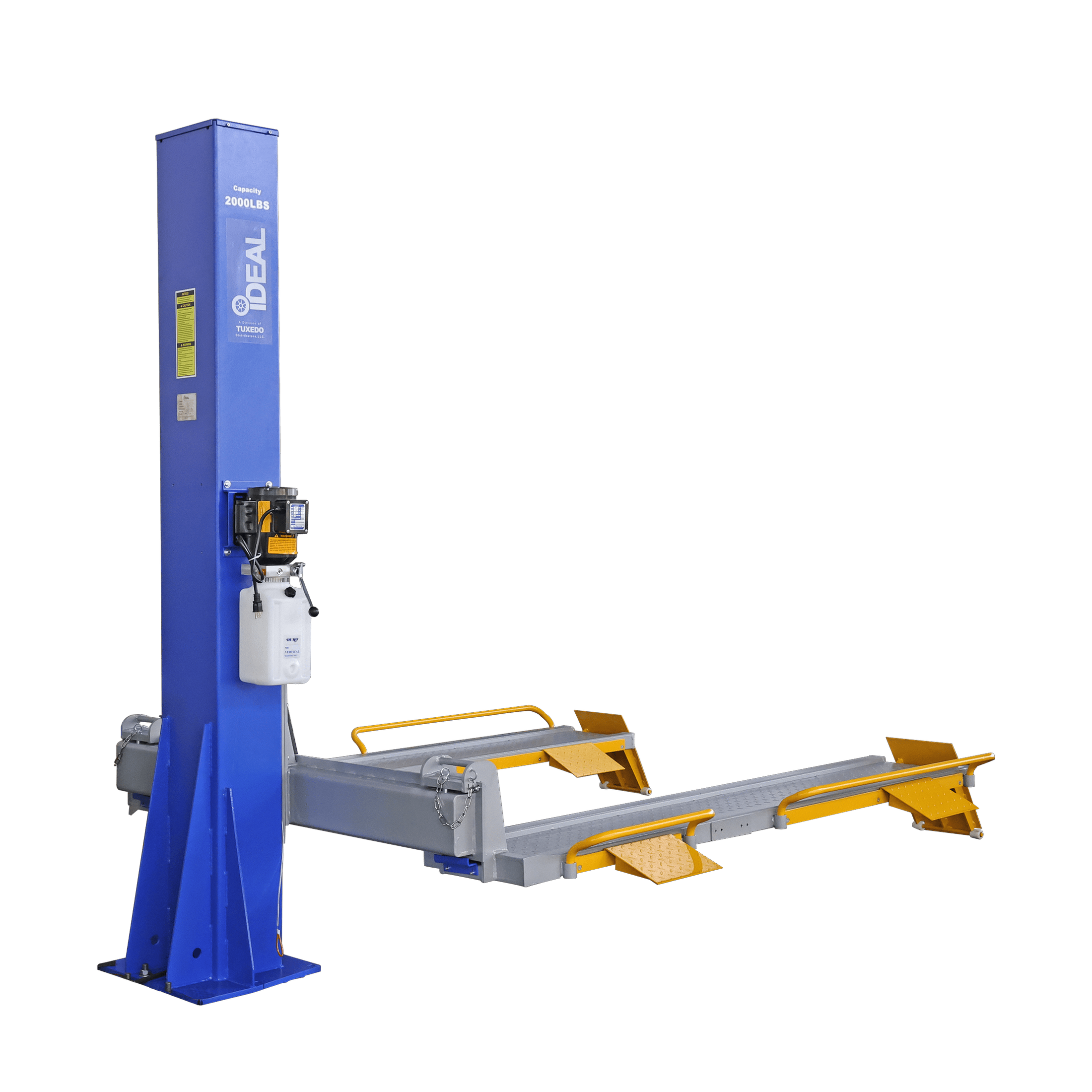 iDEAL SC-2K-UTV-X 2,000 lb Single-Column Multi-Use Lift for ATVs, UTVs, Golf Carts & Riding/Zero-Turn Mowers - Image 4